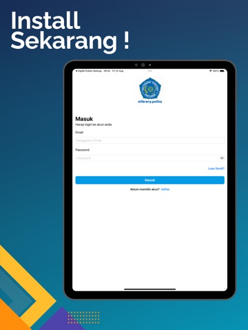 Elibrary Polita iPad screenshot 1