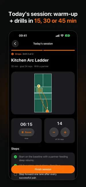Pickleball Drills & Coach screenshot 2