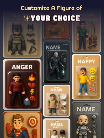 Action Figure Maker iPad screenshot