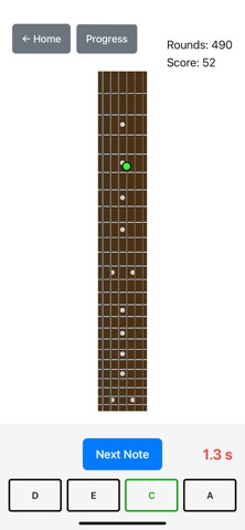 Fretboard Learner screenshot