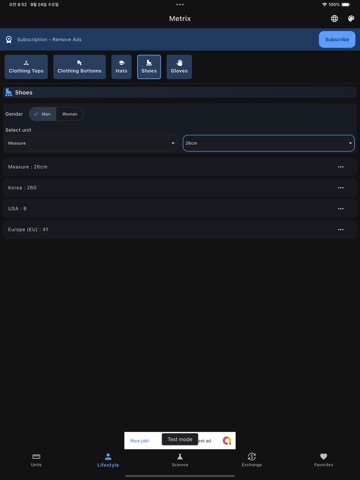 Metrix: Currency & Unit iPad screenshot