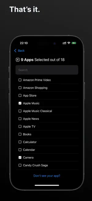 AppList. screenshot 4
