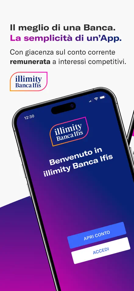 Illimity Bank app screenshot 1