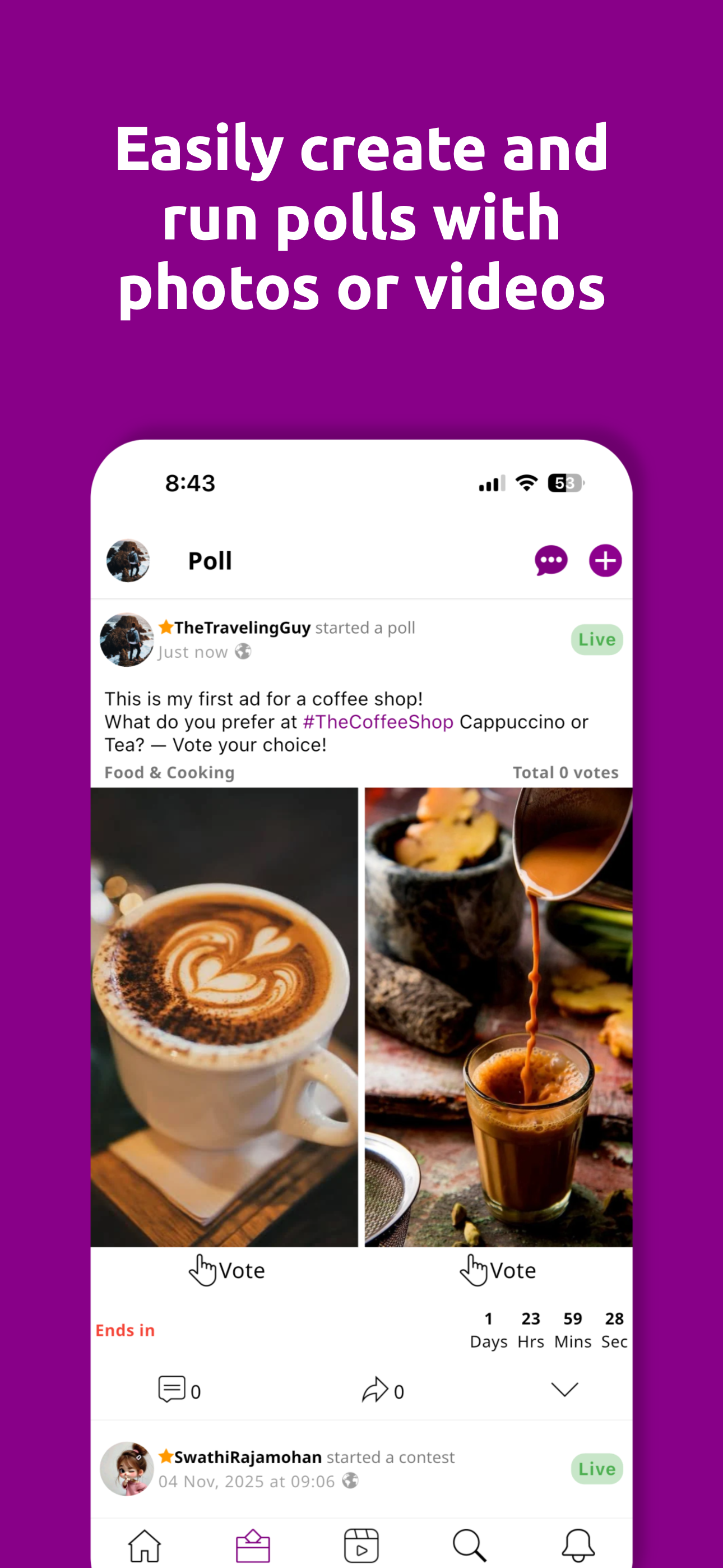 MaxVot Social Media