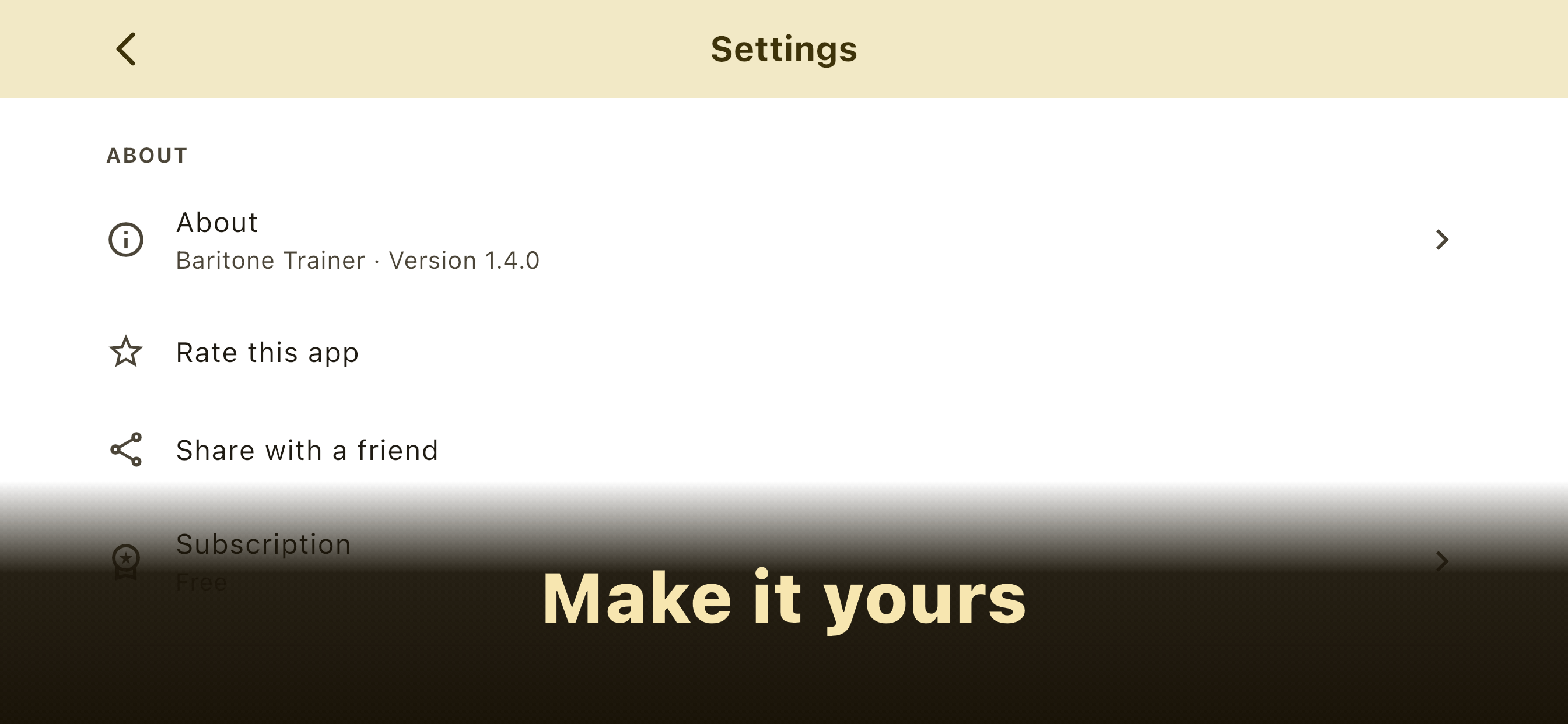 Baritone Trainer screenshot 5