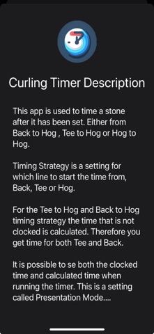 CurlingTimer Screenshot 3 of 3