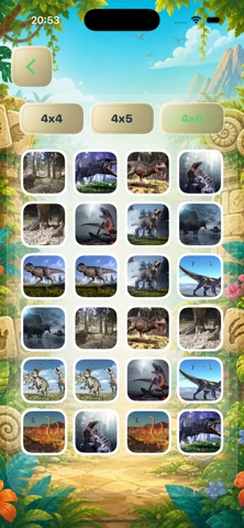 Jurassic Dino Games For Kids iPhone screenshot