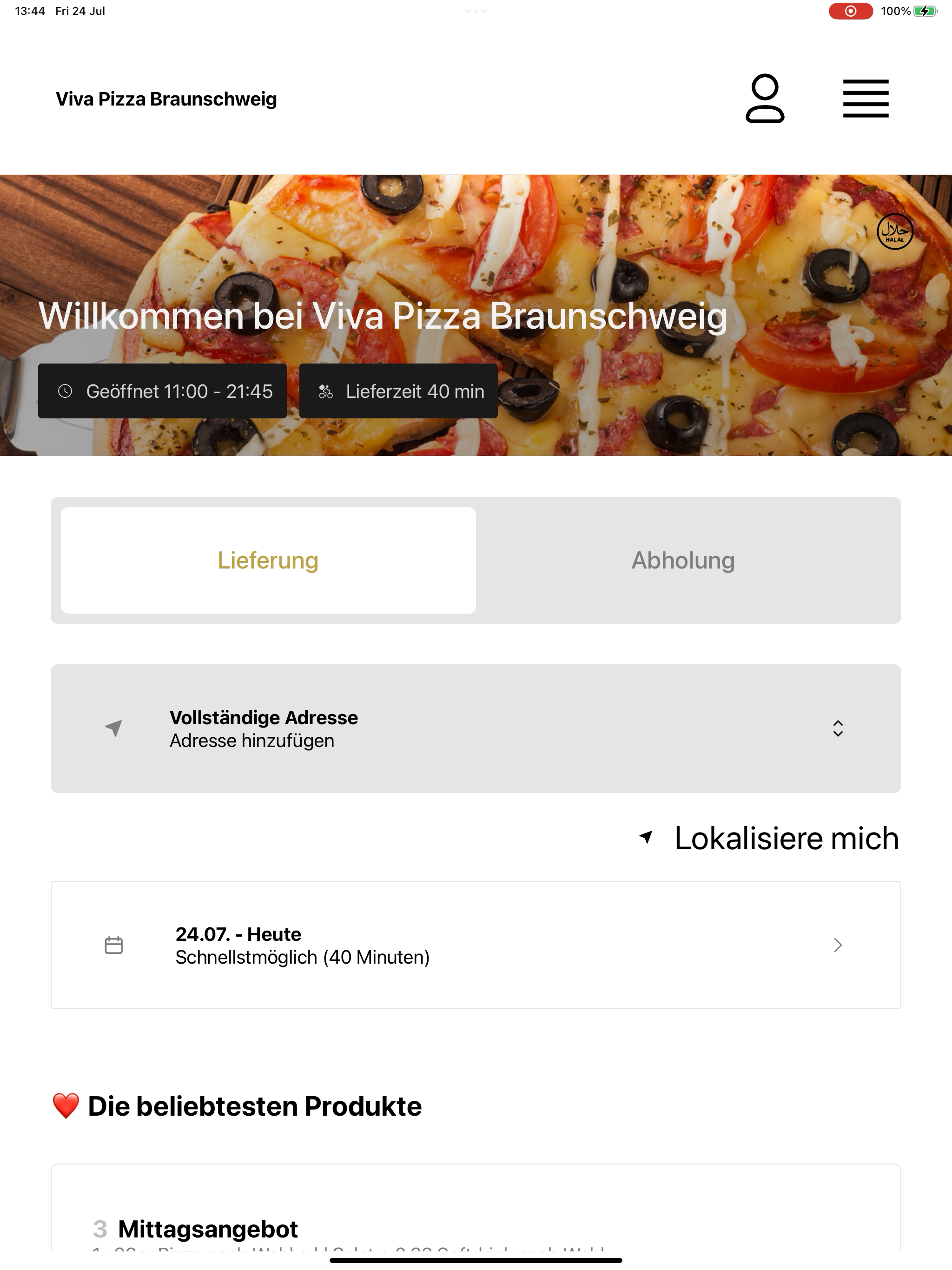 Viva Pizza Braunschweig screenshot 13