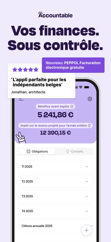 Accountable pour indépendants screenshot 1 of 8
