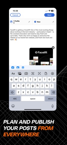 Facelift iPhone screenshot