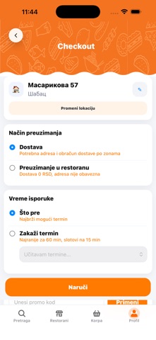FastEats – Dostava hrane screenshot