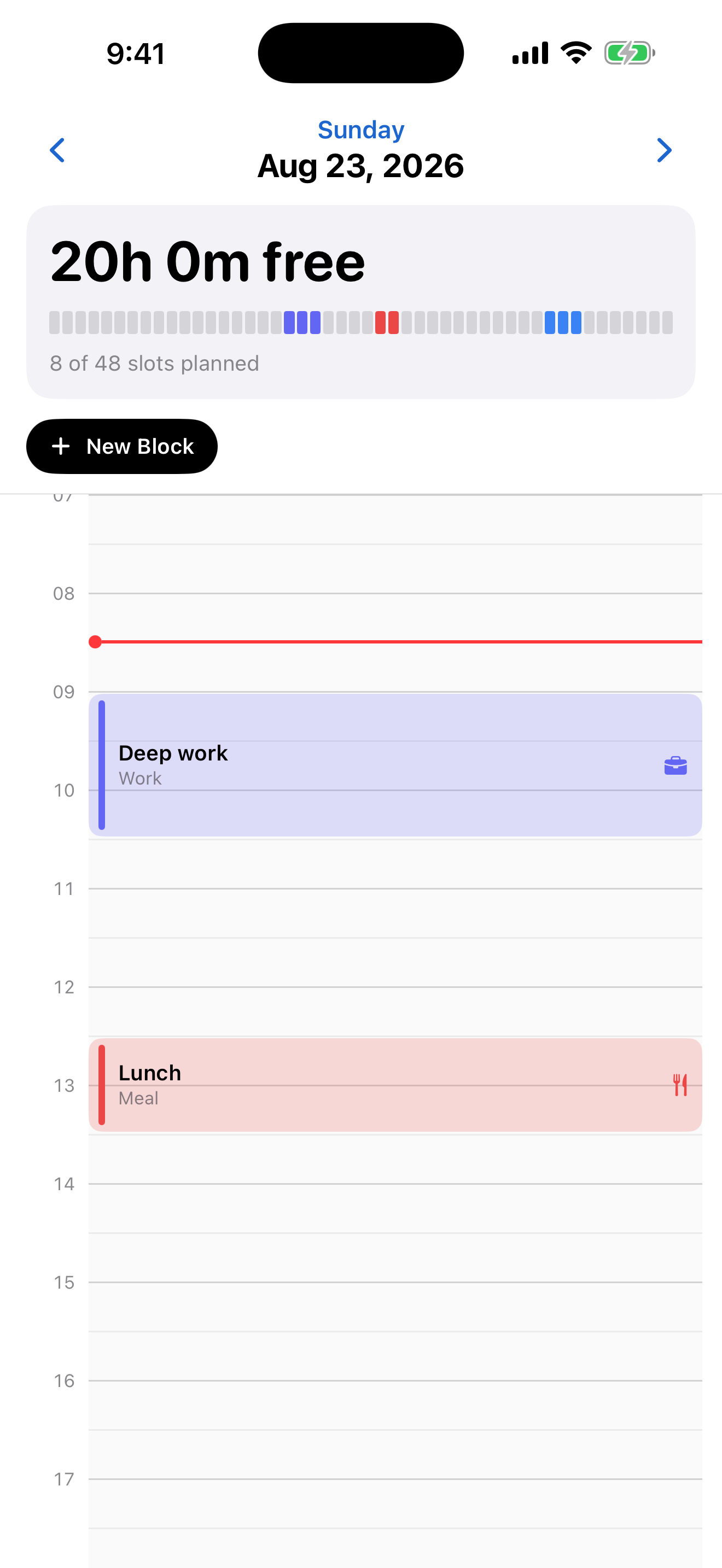 TimeGrid: Time Block Planner screenshot 2