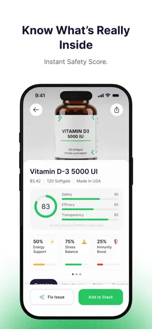 NouriAi - Supplement Scanner screenshot 2