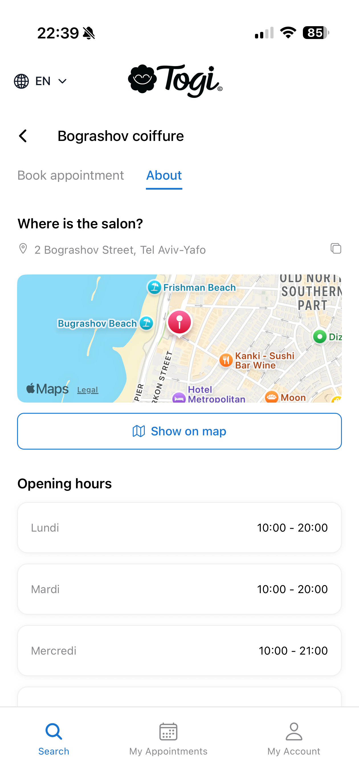 Togi: Book Anytime, Anywhere