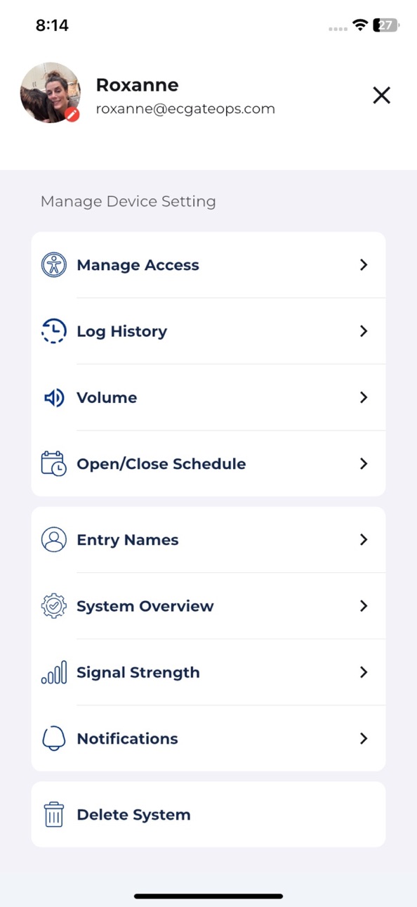 iPhone screenshot