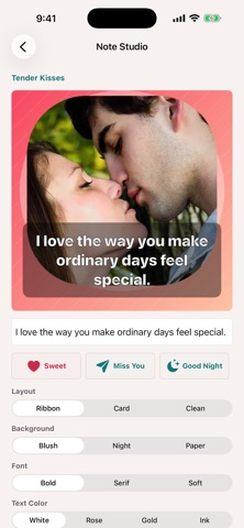 Love Note Studio Screenshot 2 of 5