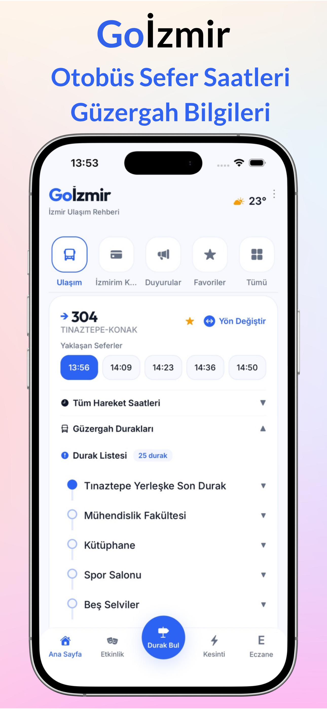 İzmir Ulaşım Rehberi - Goİzmir