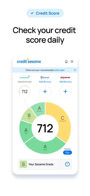 Credit Sesame: Grow Your Score screenshot 2