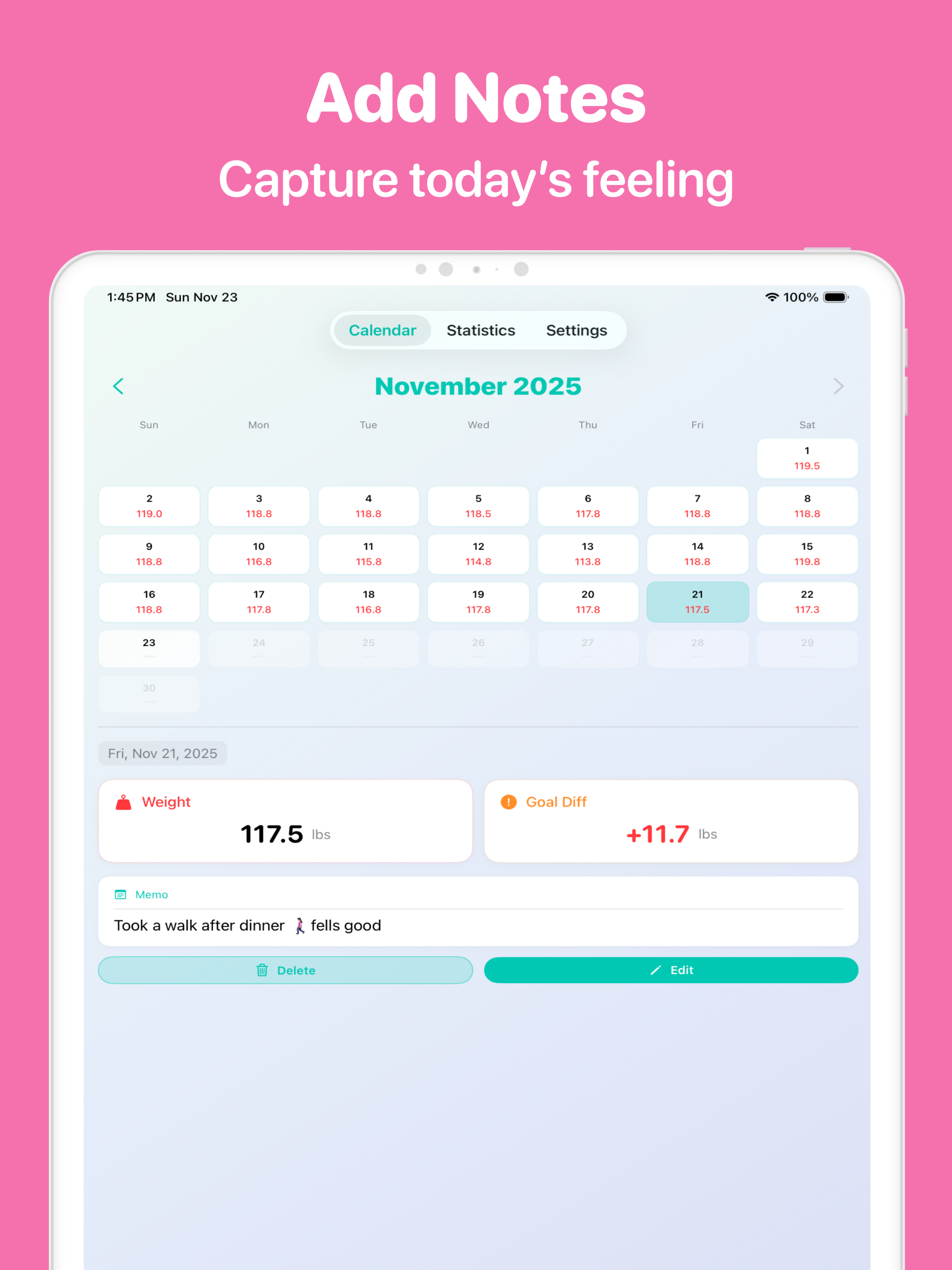 Weight Loss Tracker Pro screenshot 11