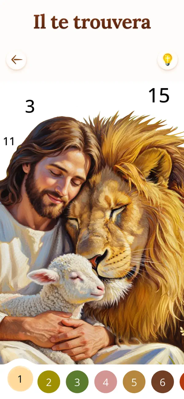 Screenshot #1 pour Bible Coloring Paint by Number