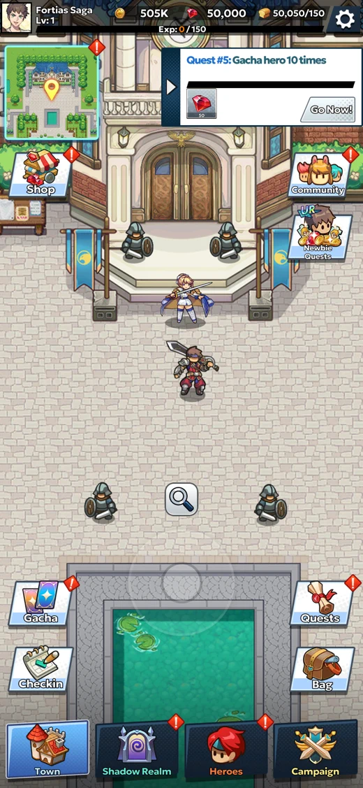 Fortias Saga: Idle RPG screenshot 7