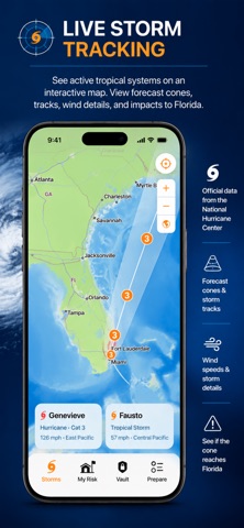 HurriZone: Hurricane Tracker 스크린샷 2