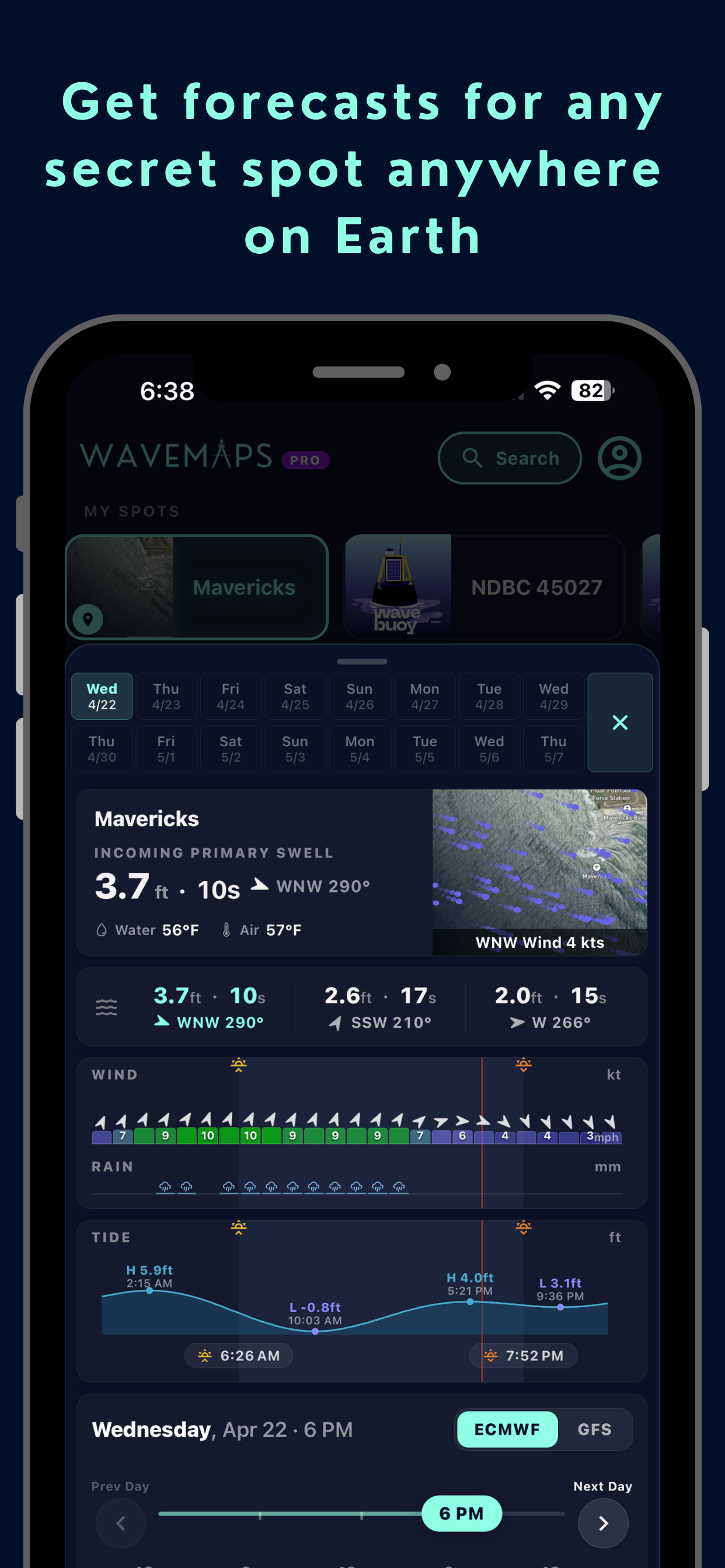 Wavemaps: Wave Forecasts