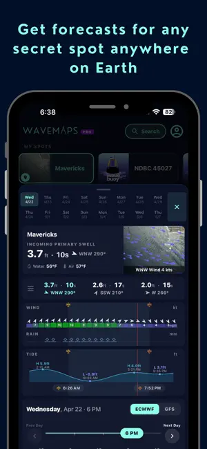 Wavemaps: Wave Forecasts iPhone screenshot 6