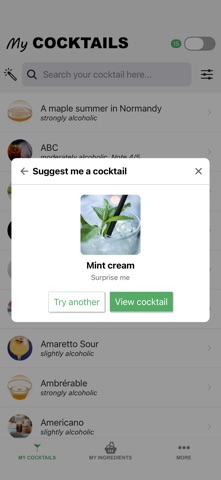 My Cocktails screenshot