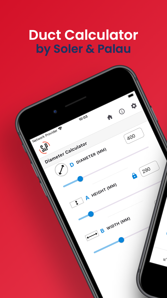#1. Duct Calculator S&P (iOS) Podle: Soler&Palau