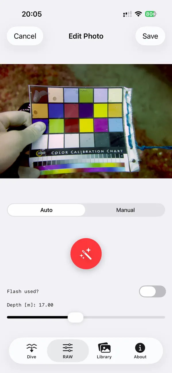 #3. ScubAI: Underwater Photo AI (iOS) โดย: KAMIL PAWEL BUDZYNSKI