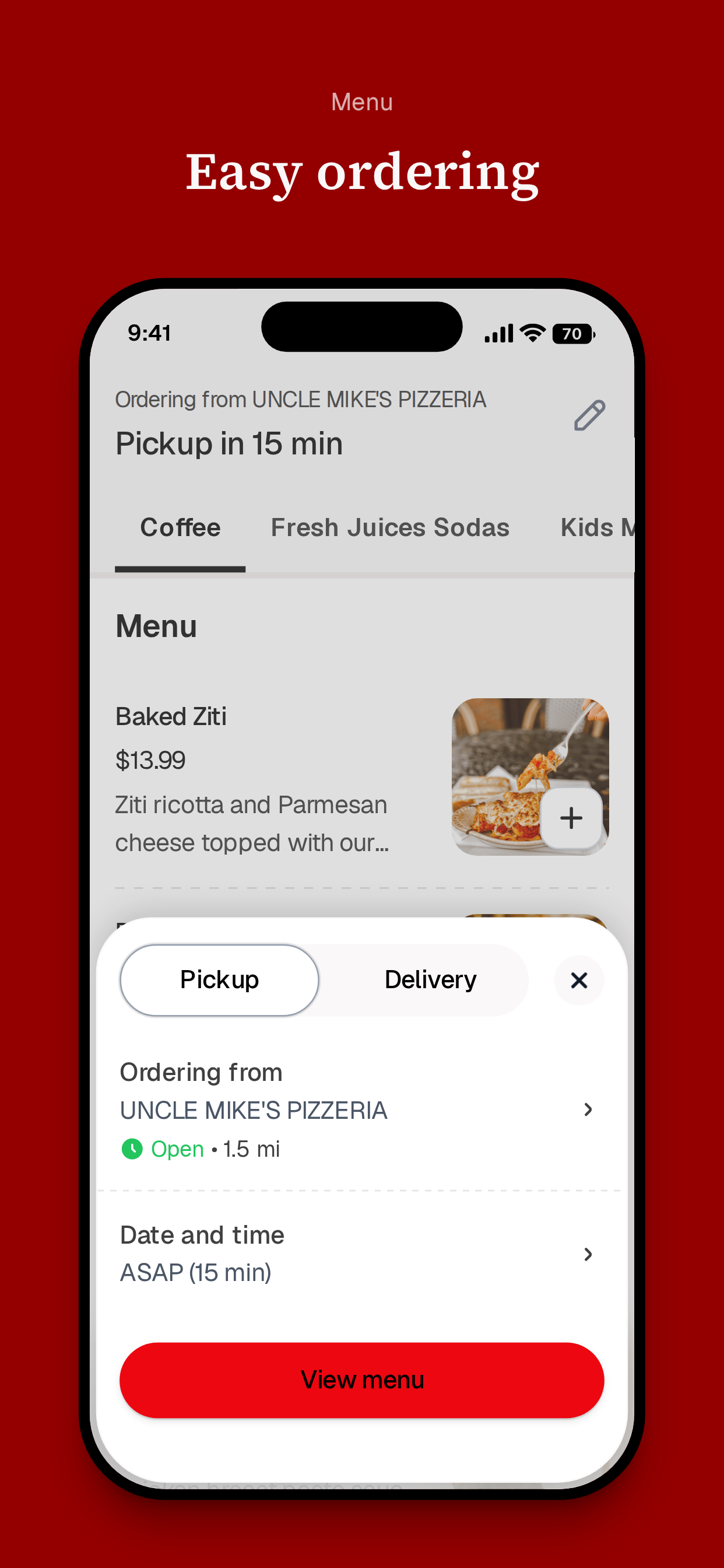 UNCLE MIKE'S PIZZERIA screenshot 3