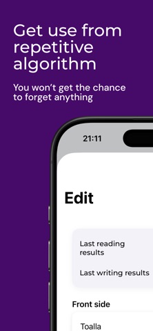 Flashcards: Easy Make & Learn Screenshot 4 of 10