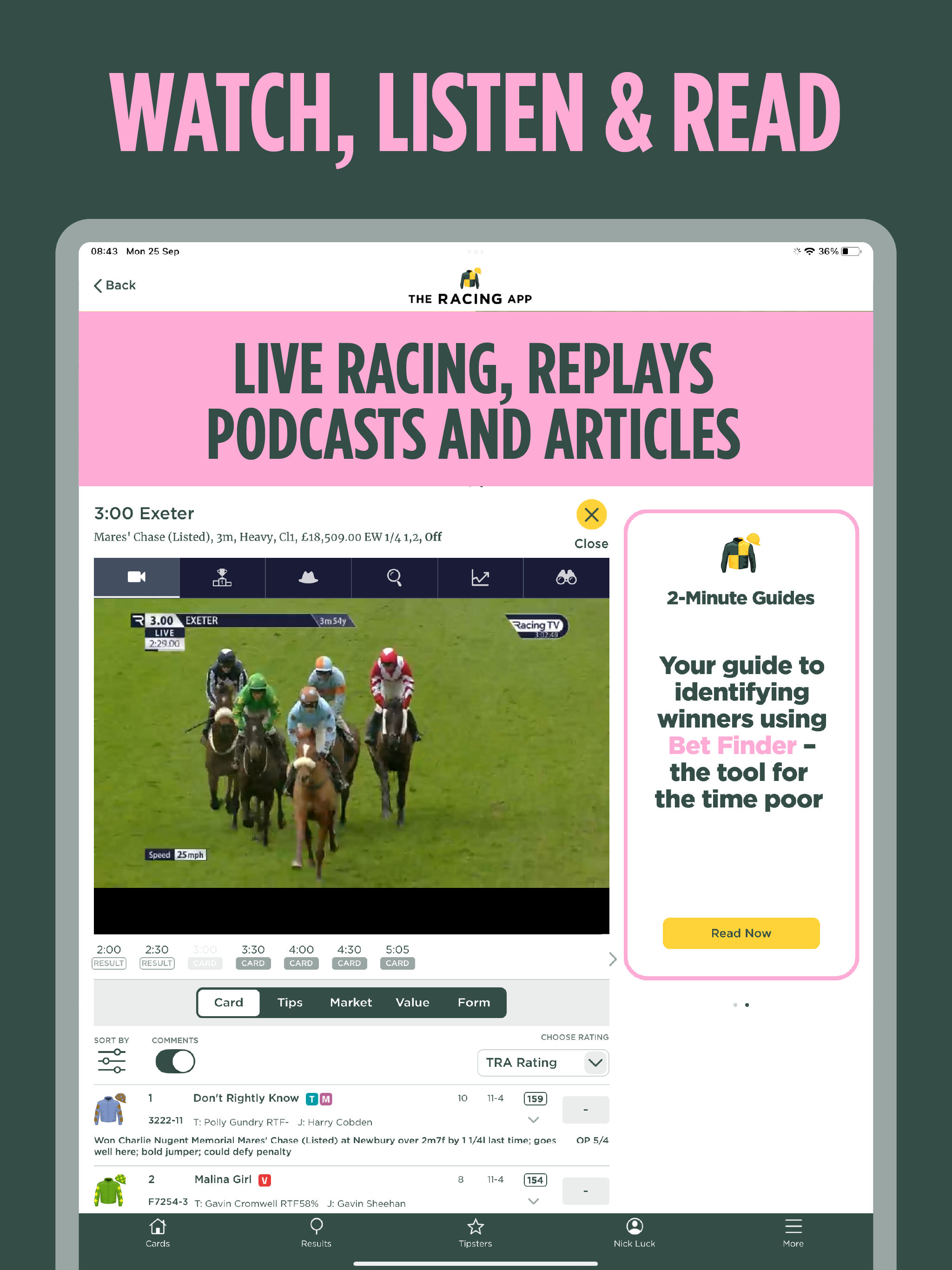 The Racing App