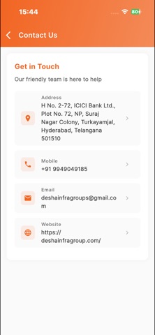 Desha Infra Group screenshot