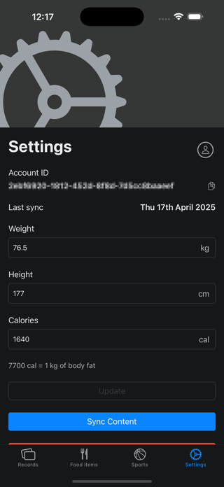 Ogirdor CalorieTrack Screenshot 6 of 6