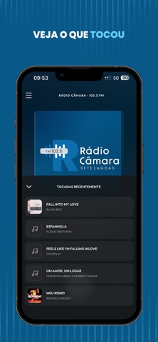 Rádio Câmara 103.5 FM iPhone screenshot