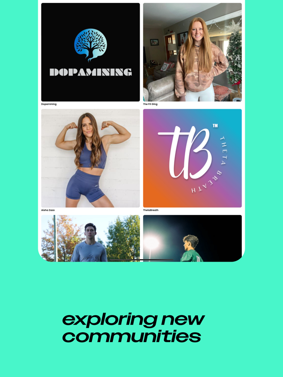 Upspace iPad screenshot 4 - Health & Fitness app