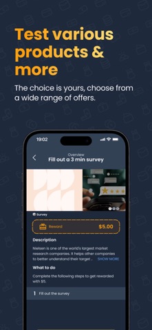 teststar: Earn Cash iPhone screenshot 2