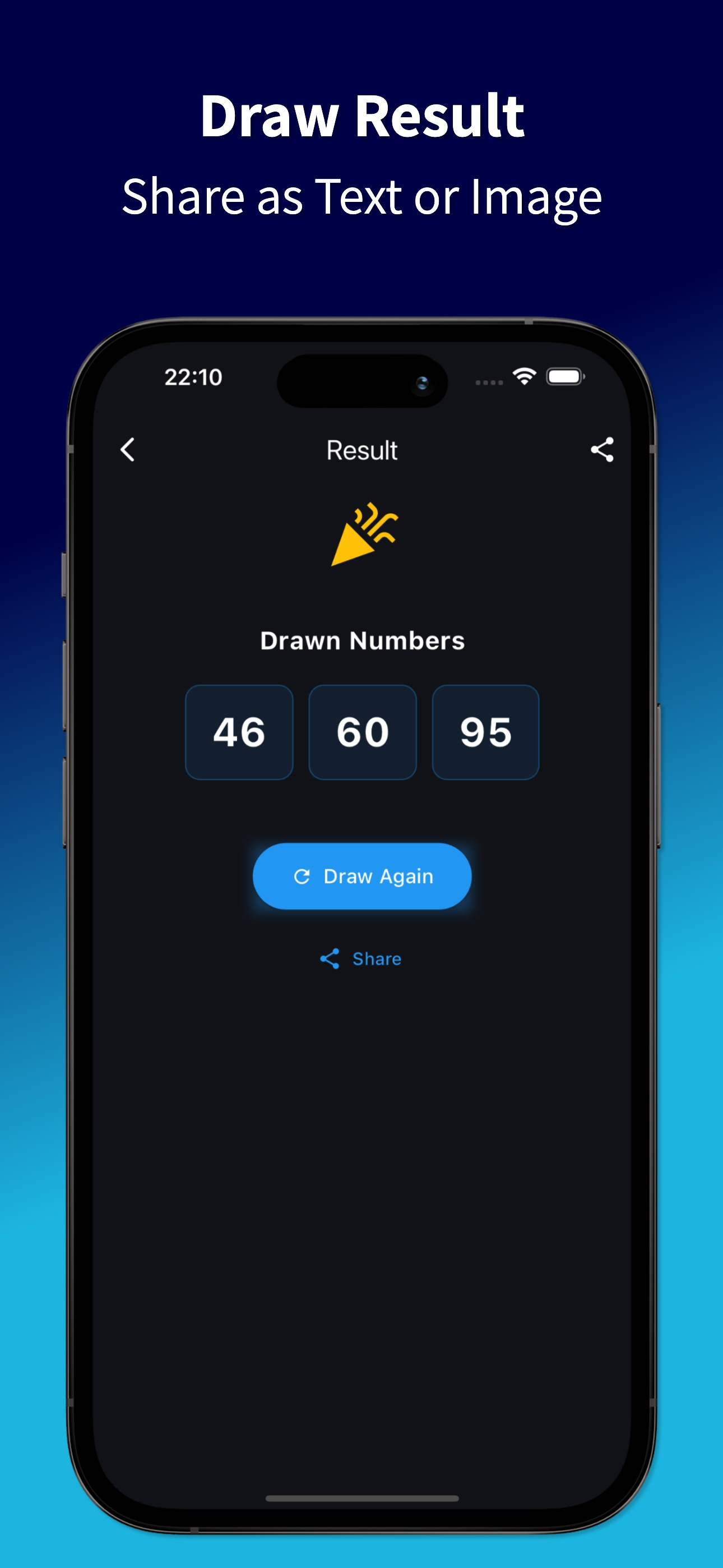 Raffle: Draw Numbers and Names