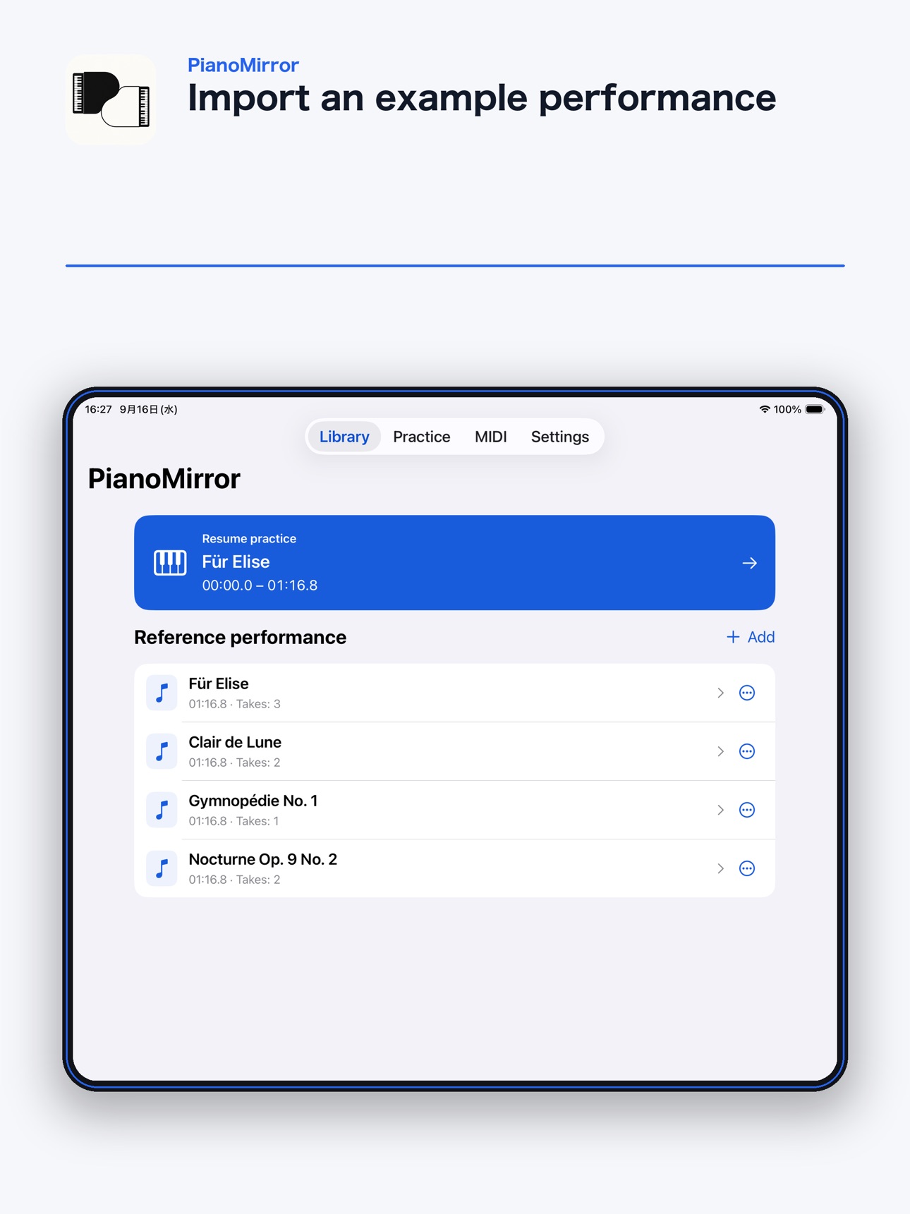 Screenshot 6 of PianoMirror