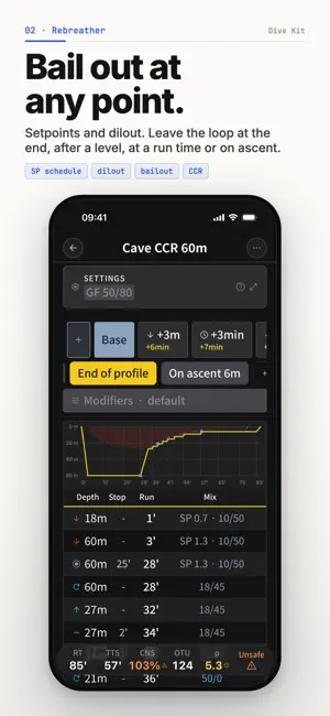 Dive Kit: Deco Planner & Tools screenshot 2