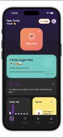 Sipmate screenshot