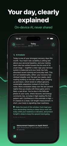 Stress Check: HRV for Watch iPhone screenshot