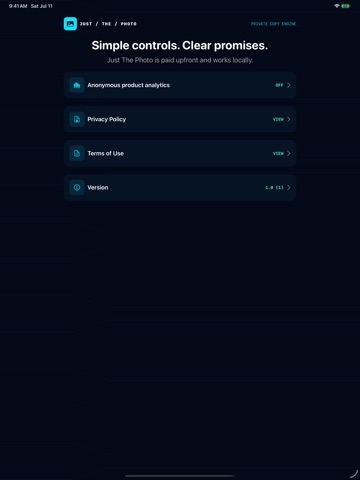 Mr. Metadata Cleaner | Photos iPad screenshot
