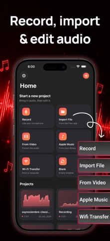MP3 Converter + Audio Editor iPhone screenshot