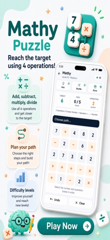 Mathy: Math Puzzle Game Screenshot 2 of 3