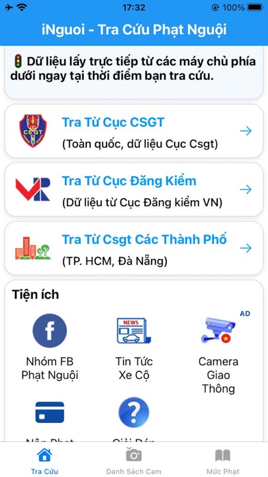 iNguoi - Tra Cứu Phạt Nguội iPhone screenshot 1
