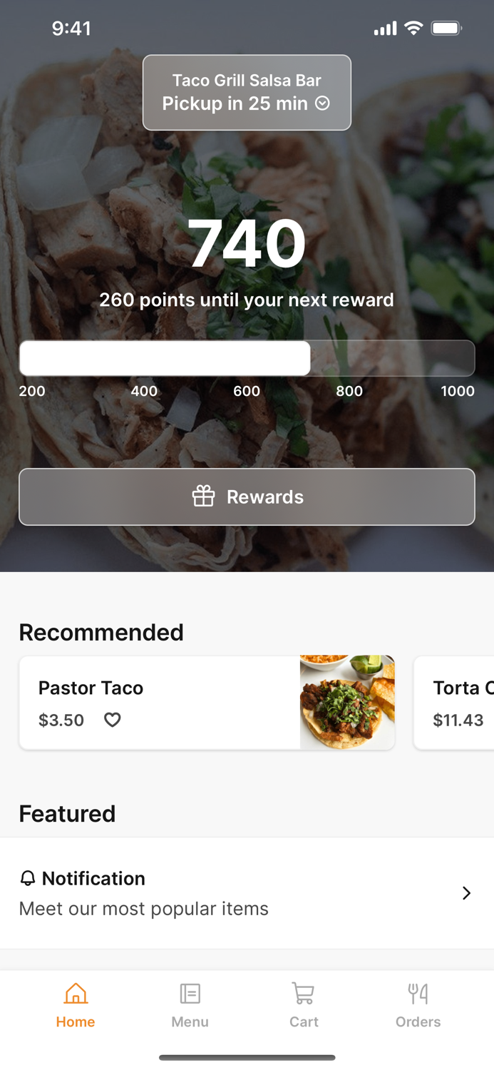 Taco Grill Salsa Bar