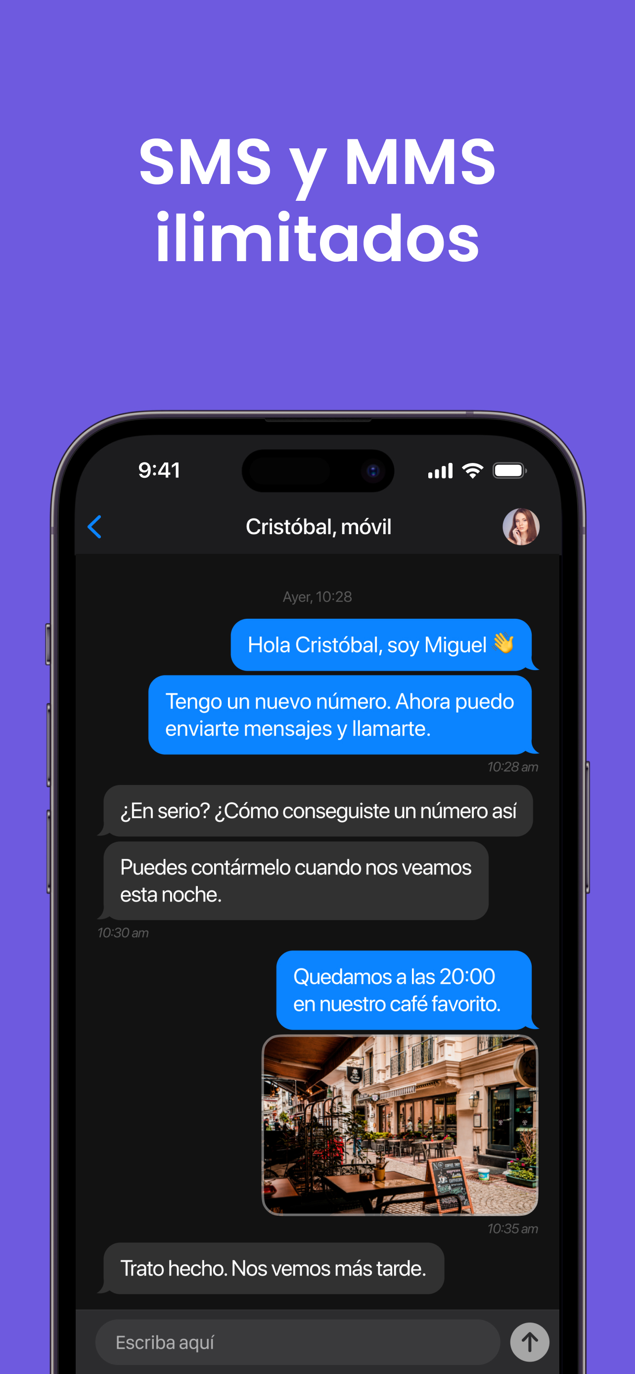Segundo Numero e SIM: Llamadas